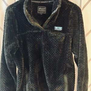 Simply Southern Charcoal Fleece Top